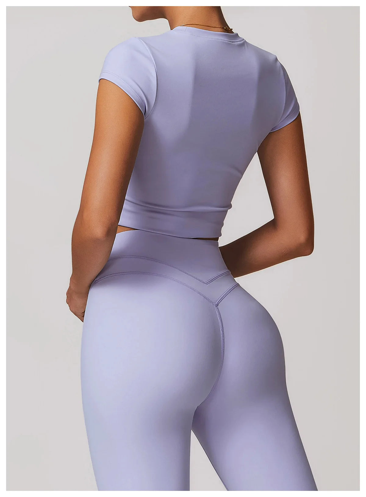 No. 2 Short Sleeve Shirt, Cross Training, Baby Doll Cut, Slim Fit, Waist Grazing Length, Dry Fit, Compressive