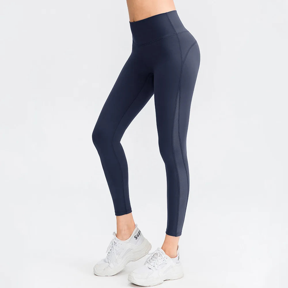 No. 5 Legging, Airlift Mesh Panel, High-Waist, Seamless, Athletic, Compressive