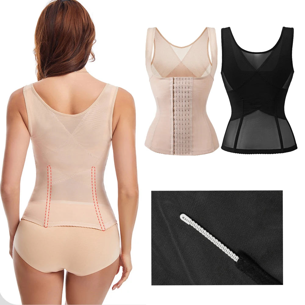 No. 8 Shape Wear, Corset Top, Open Bust, Firm Compression, Extended Sizes Available
