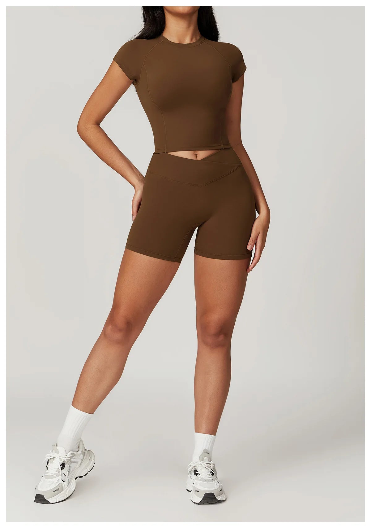No. 4 Short Sleeve Shirt, Baby Doll Trainer With Hour Glass Piping, Hip Grazing Length, Slim Fit