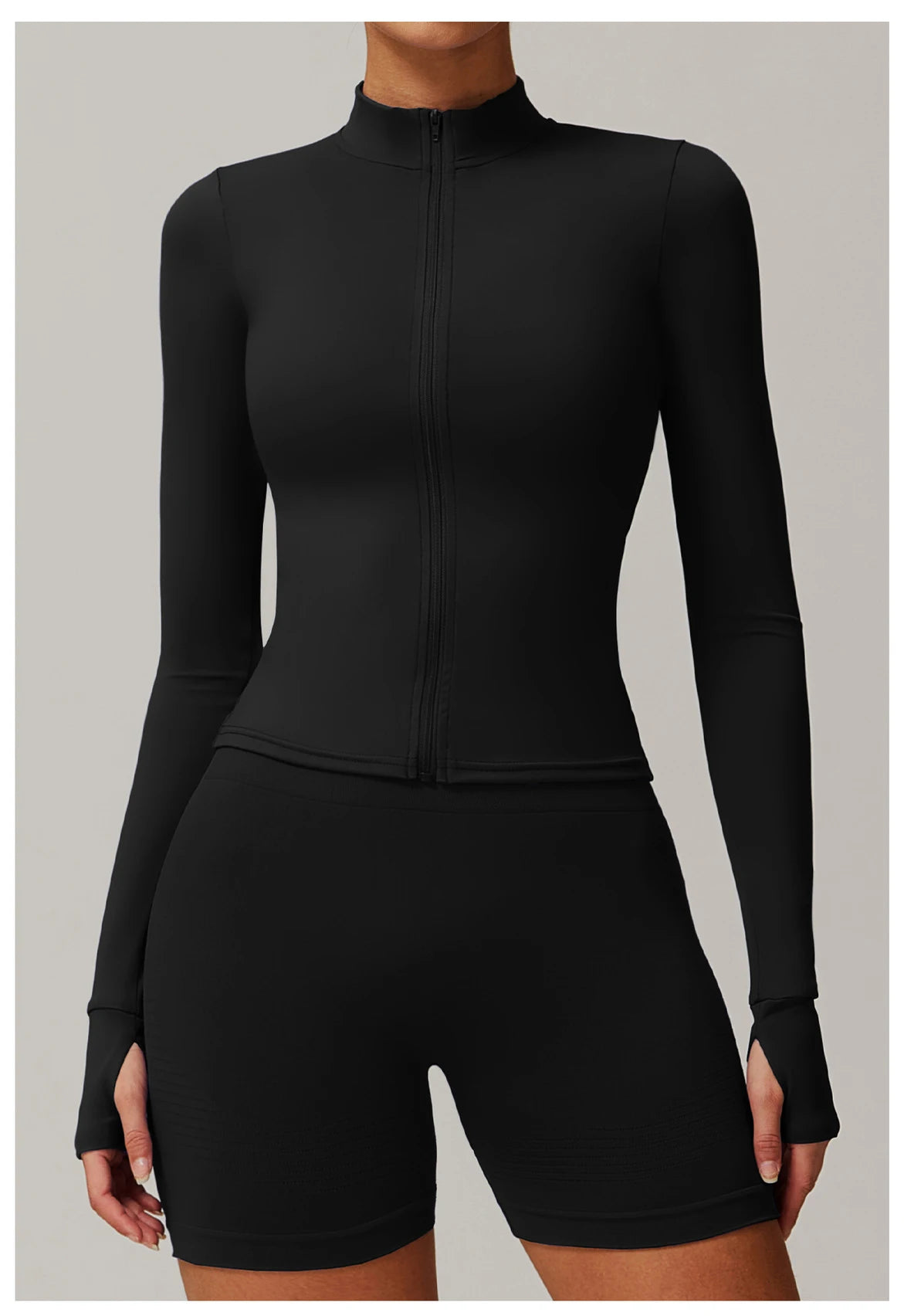 No. 1 Jacket, Yoga, Long Sleeve, Seamless, Smoothing, Butter Feel, Slim Fit